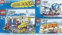 66258 City Super Pack (7990, 7991, 7993) / Set Sammlung