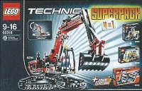 66318 Technic Super Pack 4 in 1 (8259, 8290, 8293, 8294) / Set Sammlung
