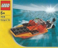 7218 Orange Speedboat polybag