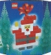 4759 Three Christmas Decorations - Santa, Tree and Snowman
